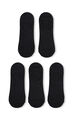 Pack 5 Calcetines Invisibles,NEGRO
